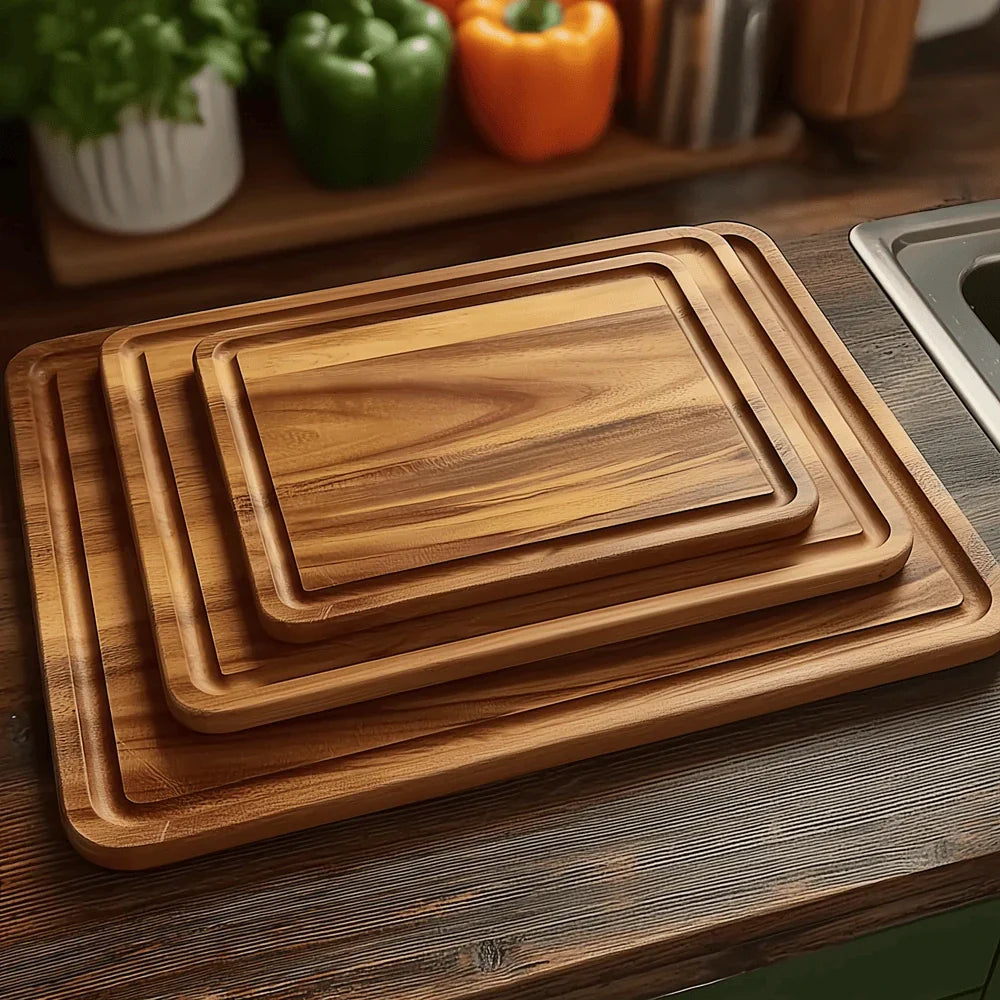 Acacia Wood Cutting Board – Durable Kitchen Prep Surface