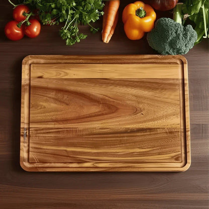 Acacia Wood Cutting Board – Durable Kitchen Prep Surface