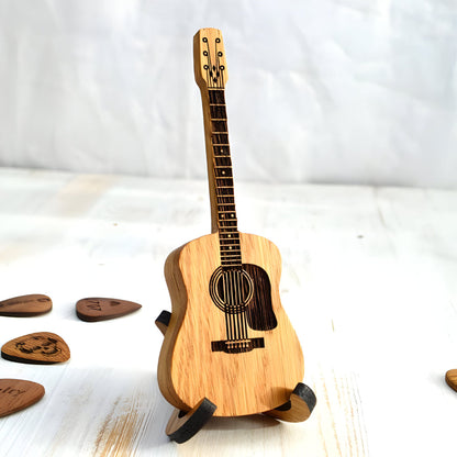 Guitar Pick Organizer Box for Acoustic Instruments