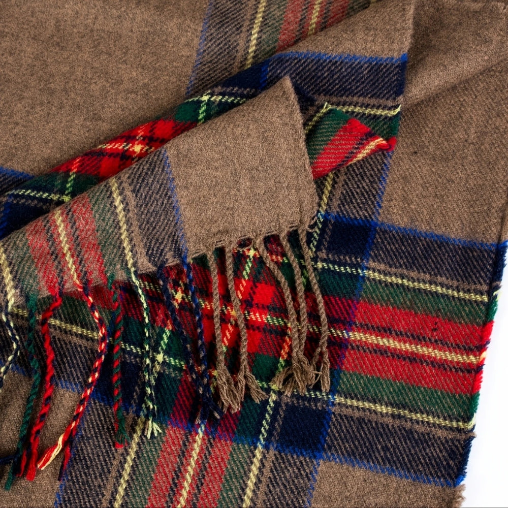 Cozy Striped Hooded Poncho Wrap for All Seasons