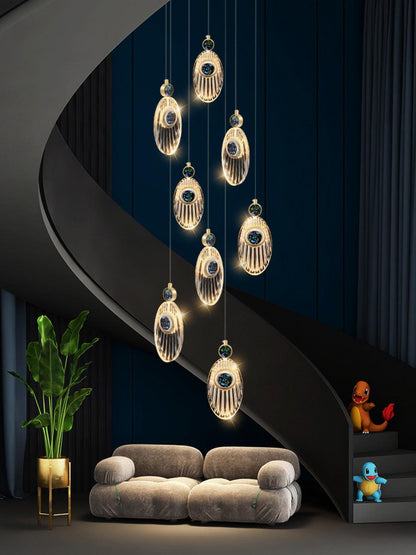 7.1' Acrylic Pendant Light Necklace