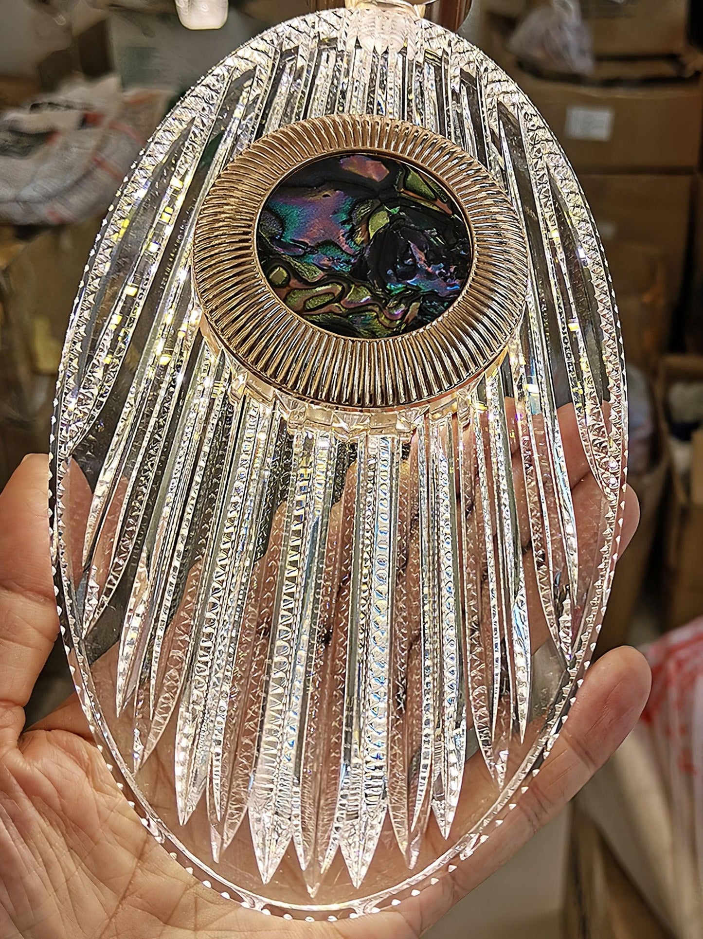 7.1' Acrylic Pendant Light Necklace