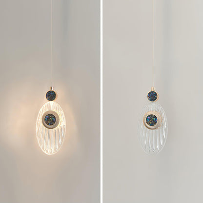7.1' Acrylic Pendant Light Necklace