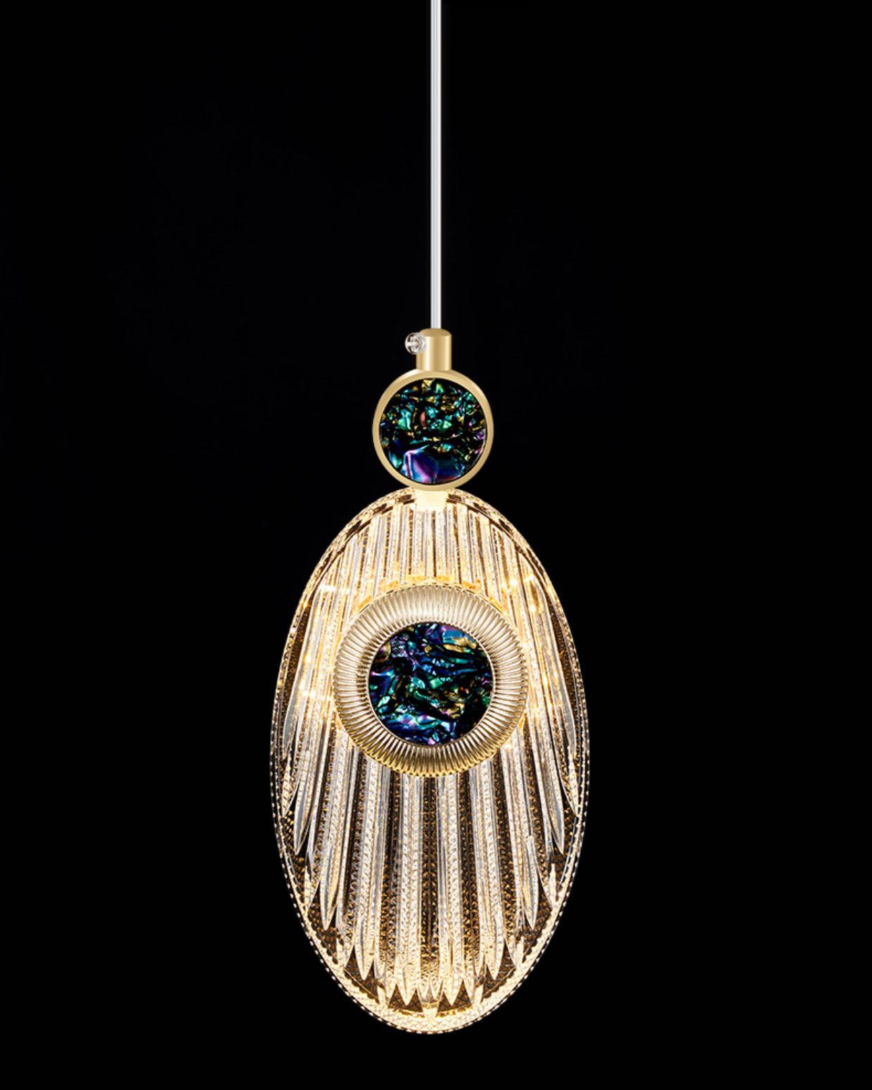 7.1' Acrylic Pendant Light Necklace