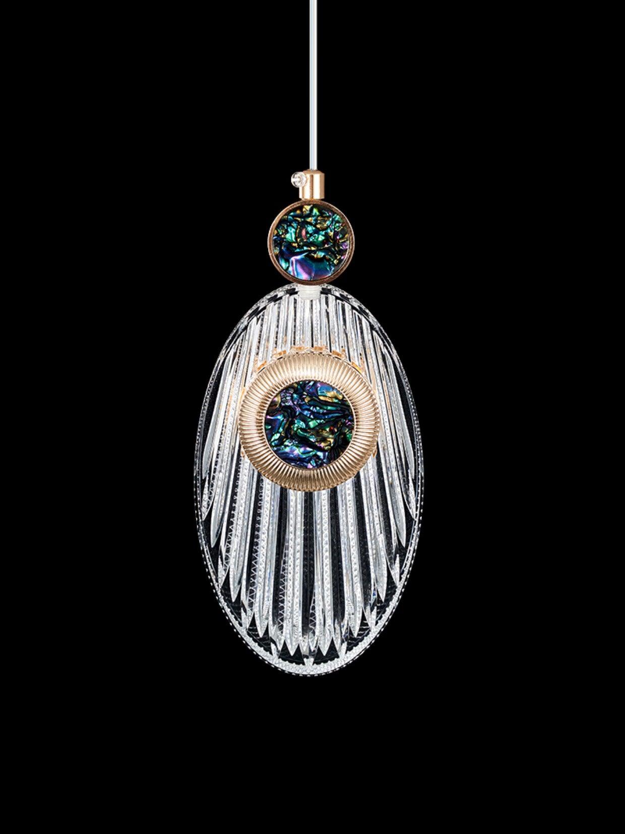 7.1' Acrylic Pendant Light Necklace