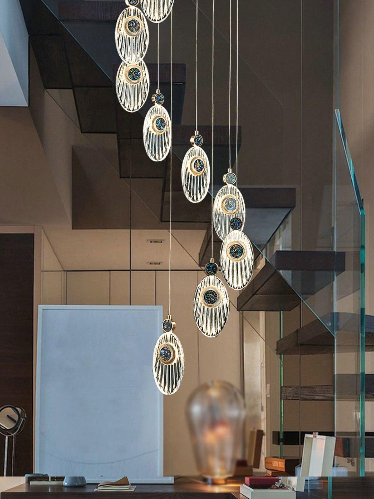 7.1' Acrylic Pendant Light Necklace