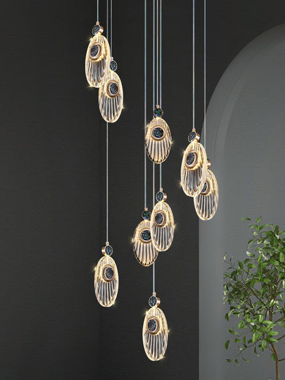 7.1' Acrylic Pendant Light Necklace