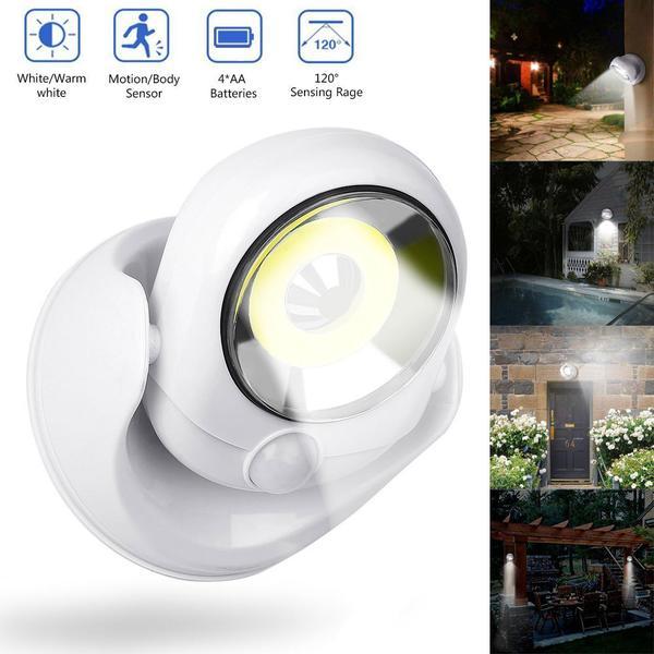 Wireless Weatherproof LED Security Light with Motion Sensor – 450 Lumens