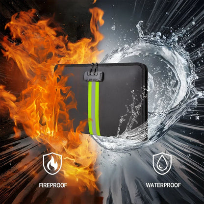 Ultimate Fire-Resistant File Organizer – Waterproof A4 Storage with Lock