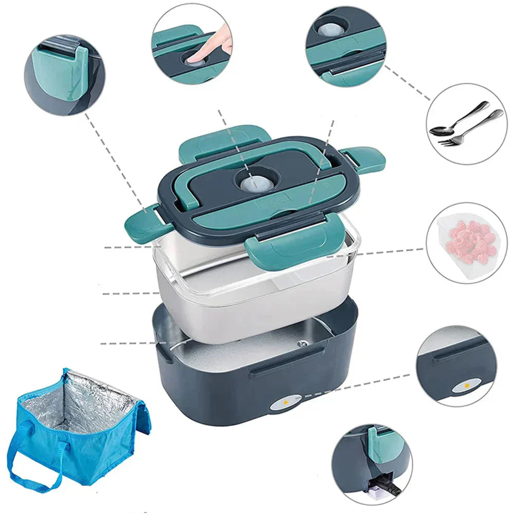 Electric Lunchbox with Thermo Function – Keep Meals Warm Anywhere
