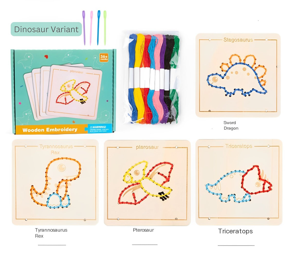 Creative Threading Adventure Toy for Skill Development