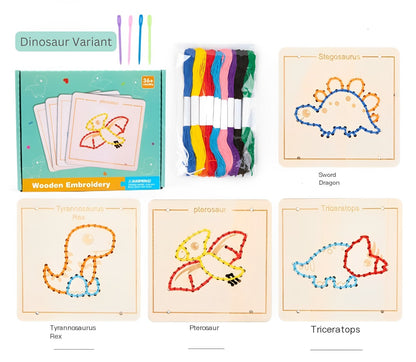 Creative Threading Adventure Toy for Skill Development