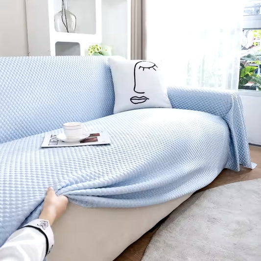 Breathable Sofa Cover with Non-Slip and Cooling Effect - Neutral