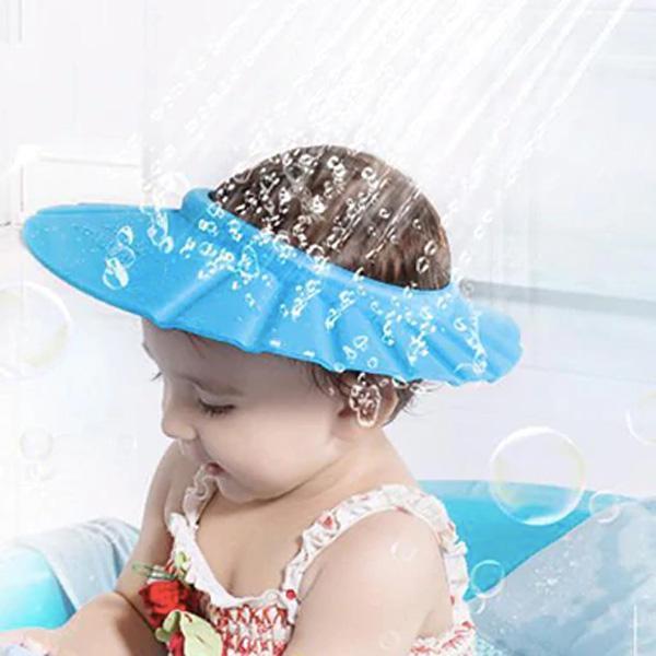 Shower Cap for Babies with Adjustable Fit and Ear Protection