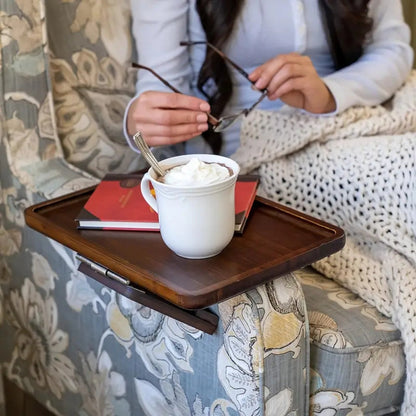 Versatile Bamboo Clip-On Side Table for Easy Living