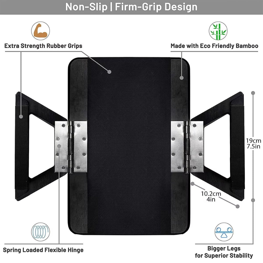 Versatile Bamboo Clip-On Side Table for Easy Living