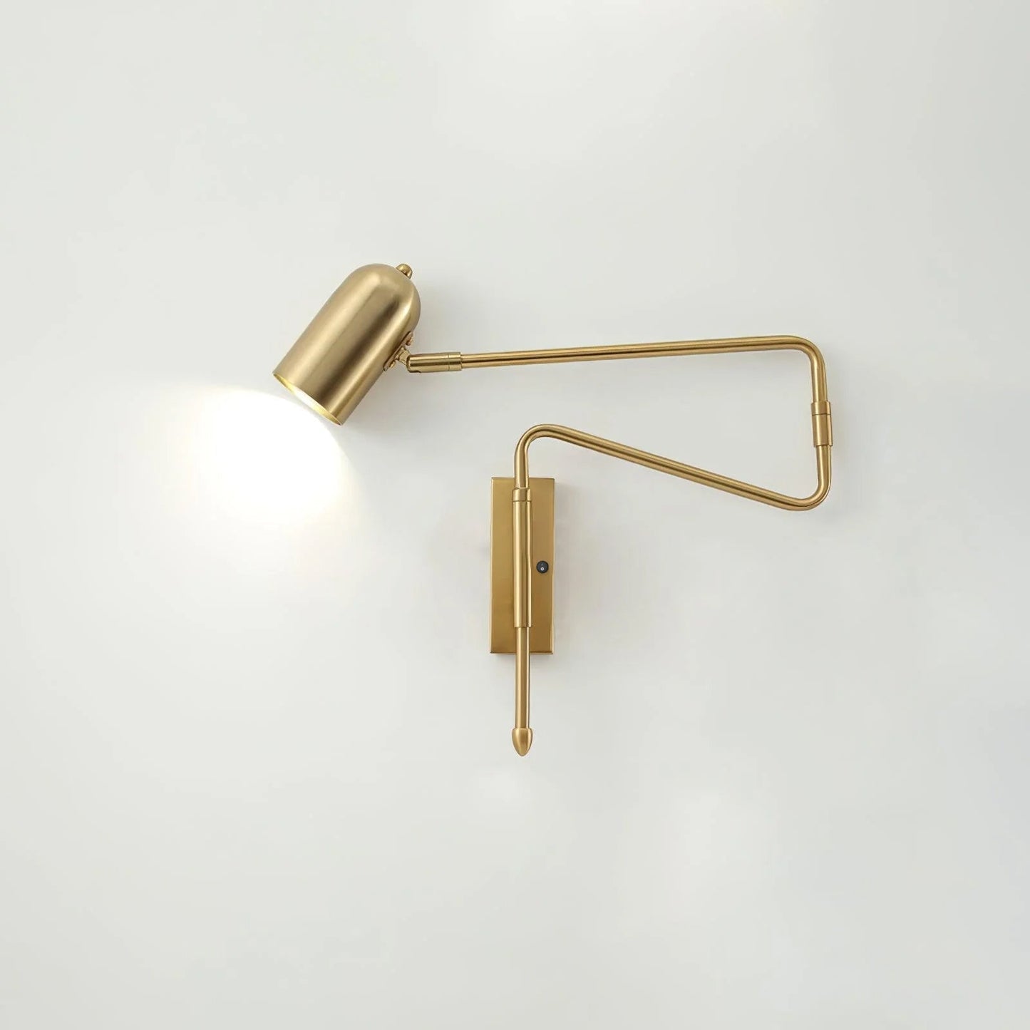 Wall Lamp with Adjustable Arm for Reading