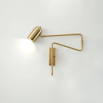 Wall Lamp with Adjustable Arm for Reading