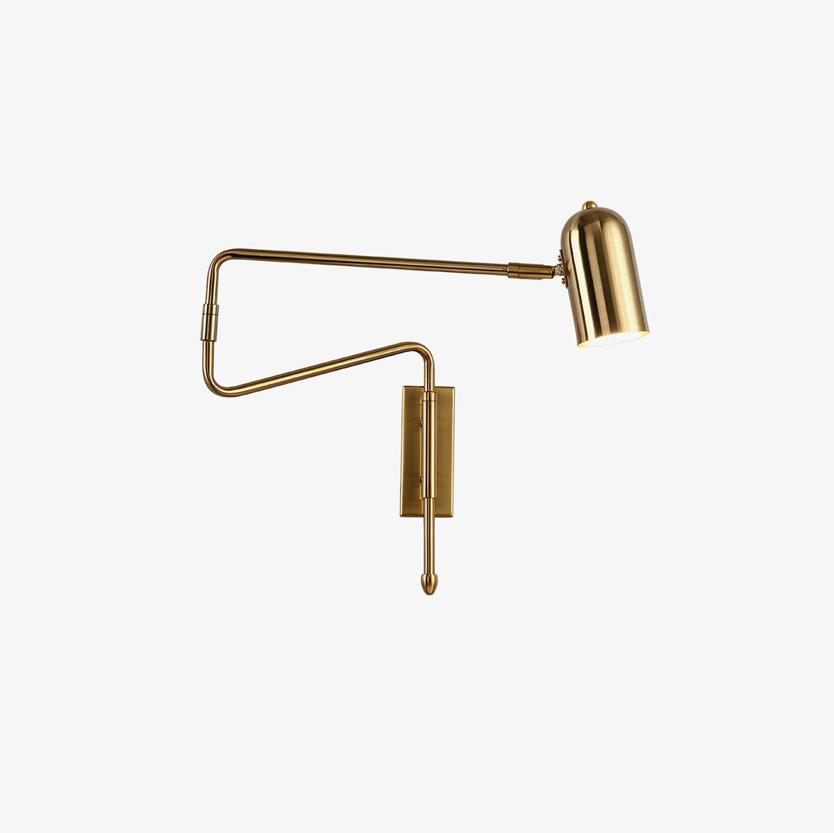 Wall Lamp with Adjustable Arm for Reading