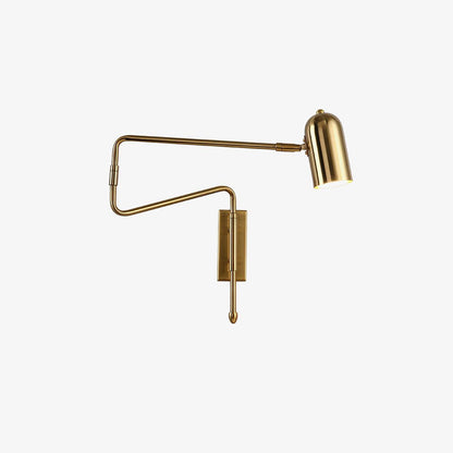 Wall Lamp with Adjustable Arm for Reading