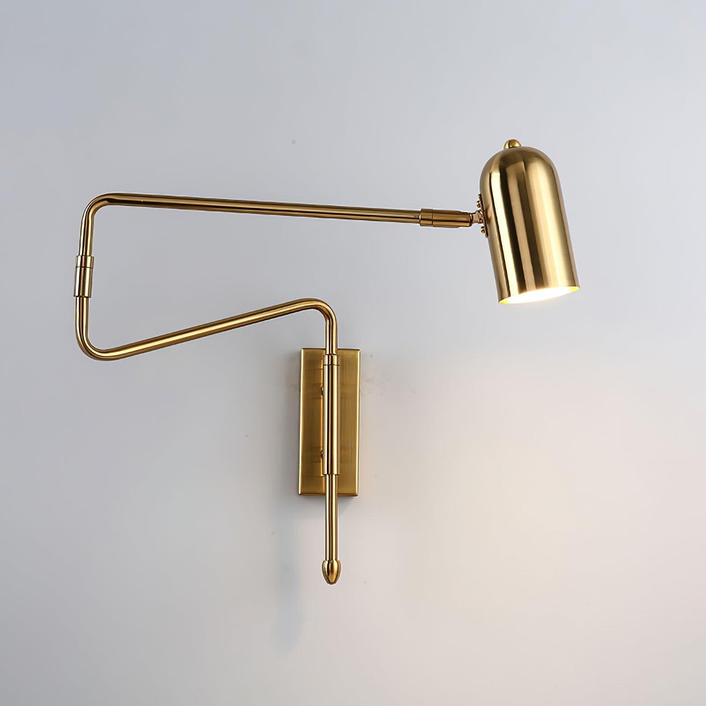 Wall Lamp with Adjustable Arm for Reading
