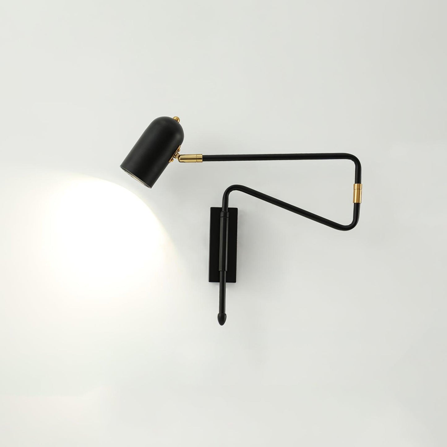 Wall Lamp with Adjustable Arm for Reading