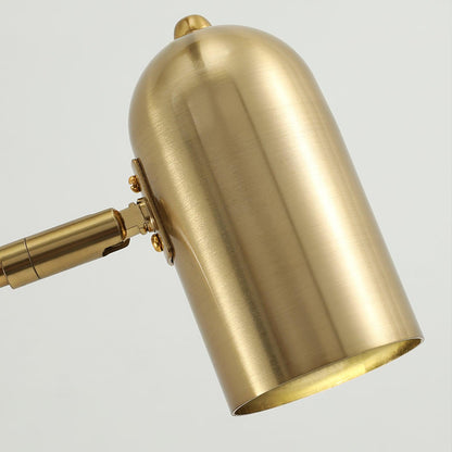 Wall-mounted Light Fixture with Adjustable Arm for Plug-in Use