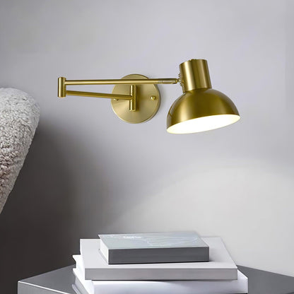 Wall Lamp with Adjustable Arm for Reading