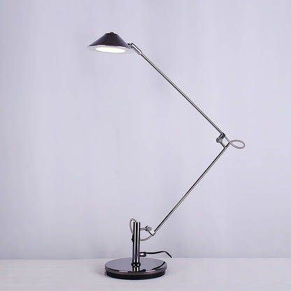 Black Task Lamp for Office with Adjustable Arm