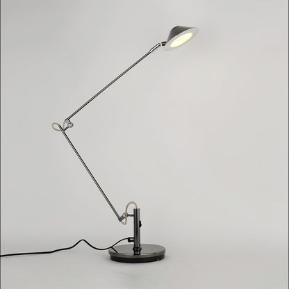 Black Task Lamp for Office with Adjustable Arm