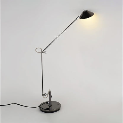 Black Task Lamp for Office with Adjustable Arm