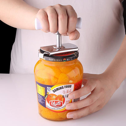 Versatile Can Opener with Adjustable Handle