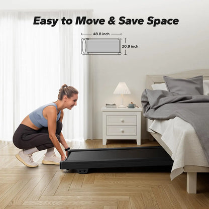 Compact Treadmill for Under Desk Use – 9% Electric Incline, 265 lb Capacity, Bluetooth, LED Display & Remote Control