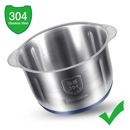 500W Mixer with 6 Stainless Steel Blades, 5 Speed Settings, 5L Capacity