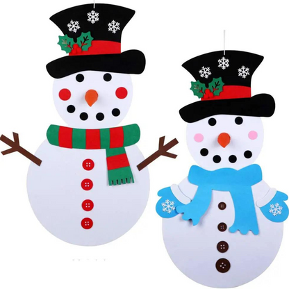 Create Your Own Festive Snowman Ornament Kit