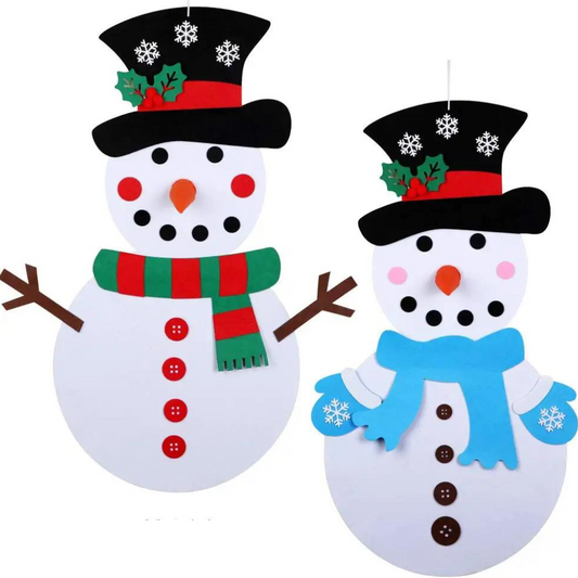 Create Your Own Festive Snowman Ornament Kit