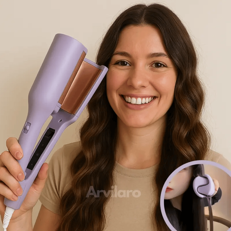 Effortless French Waves: Luxurious Curls in Seconds
