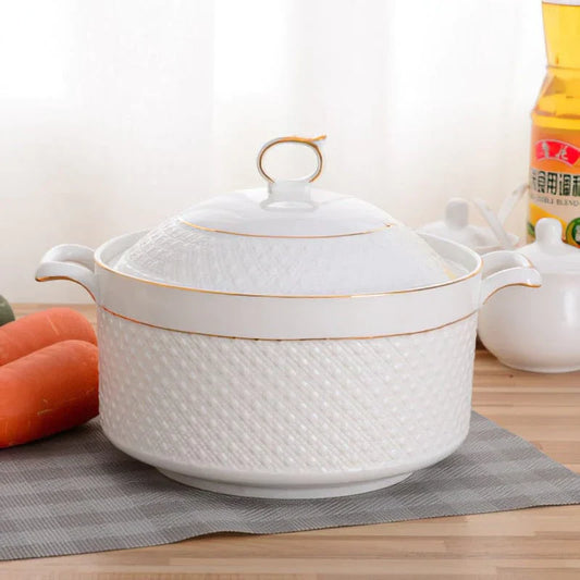 Culinary Delight Ceramic Soup Vessel