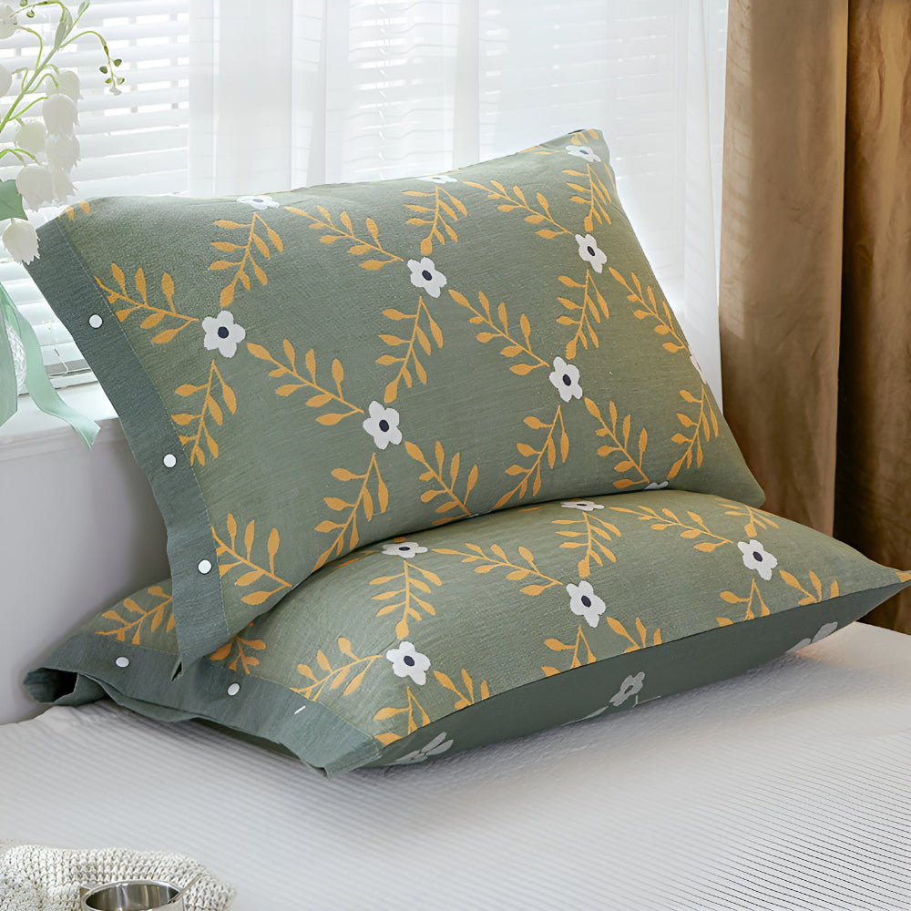 Luxurious Cotton Pillowcase with Button Closure