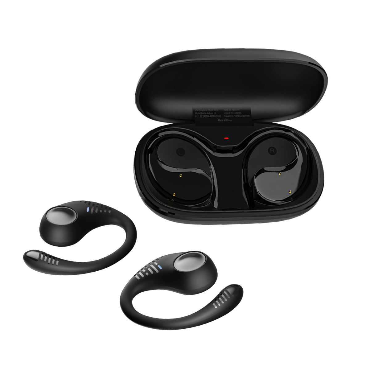 Waterproof Open-Ear Wireless Earbuds for Outdoor Activities