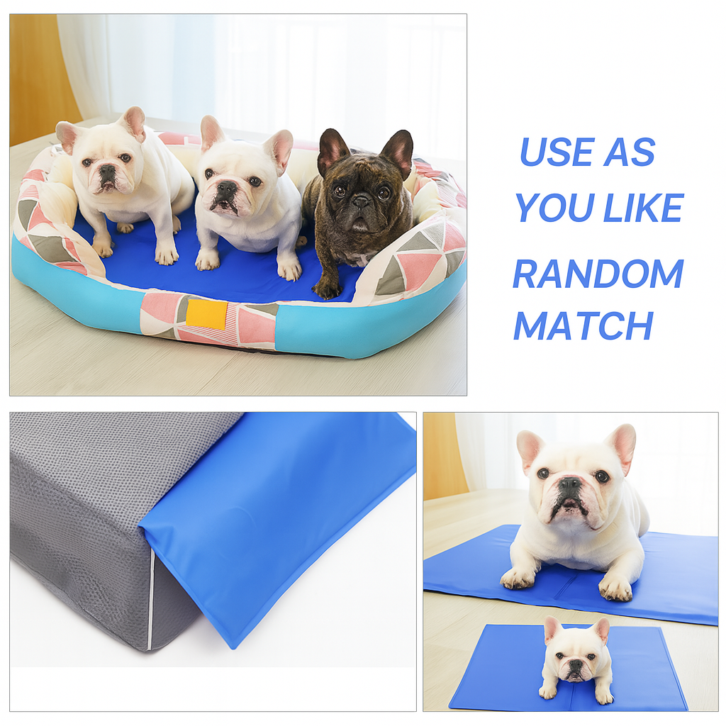 Cooling Gel Mat for Dogs – Breathable Summer Bed for French Bulldogs
