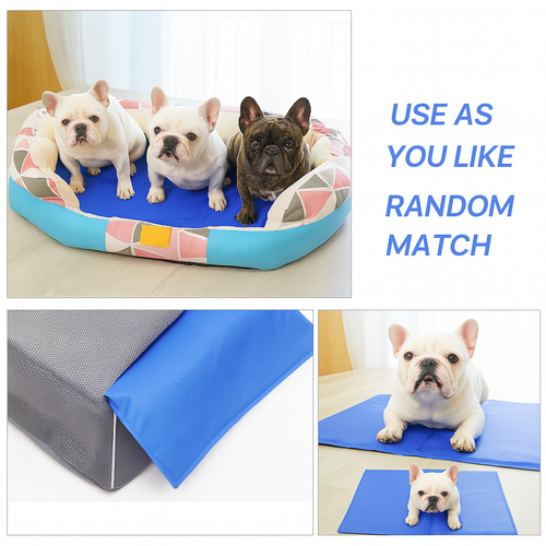 Cooling Gel Mat for Dogs – Breathable Summer Bed for French Bulldogs