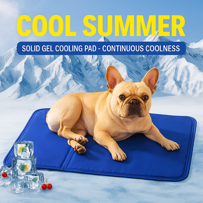Cooling Gel Mat for Dogs – Breathable Summer Bed for French Bulldogs