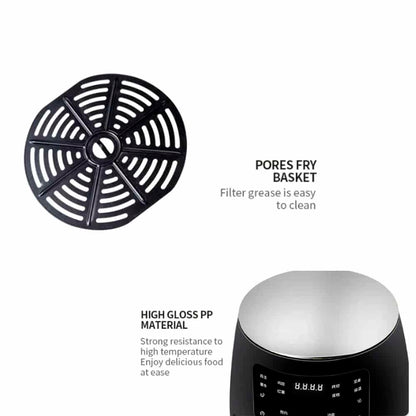 3.5 Liter Air Fryer for Low-Fat Grilling, Baking, Frying, and Roasting