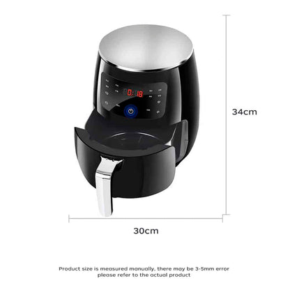 3.5 Liter Air Fryer for Low-Fat Grilling, Baking, Frying, and Roasting