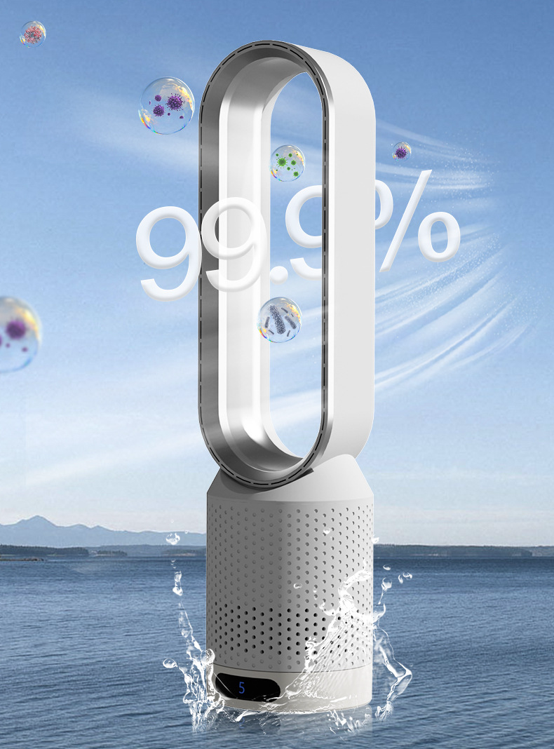 3-in-1 Air Cooler – Bladeless, Quiet, Oscillating for Bedroom, Living Room & Office