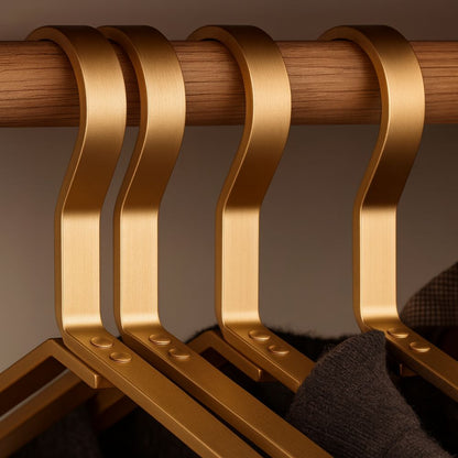 Sleek Space-Saving Clothing Hangers