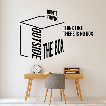 Motivational Wall Sticker for Office - Inspirational Quote Decal