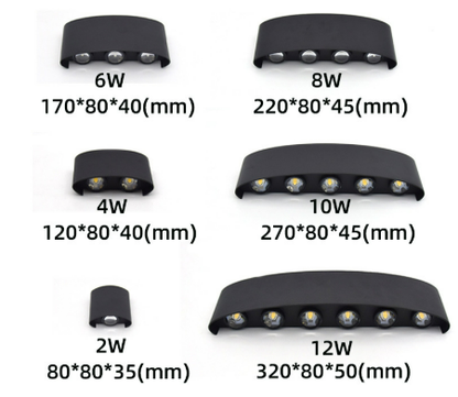 Waterproof LED Wall Light for Home - Energy-Efficient & Stylish Design