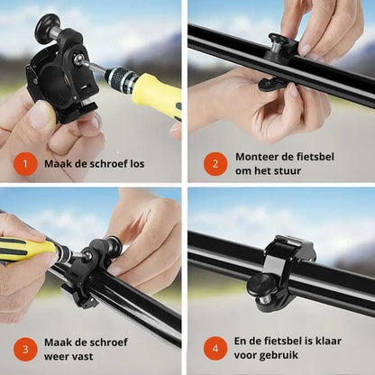 Lightweight Aluminum Bicycle Bell - 100 dB Sound